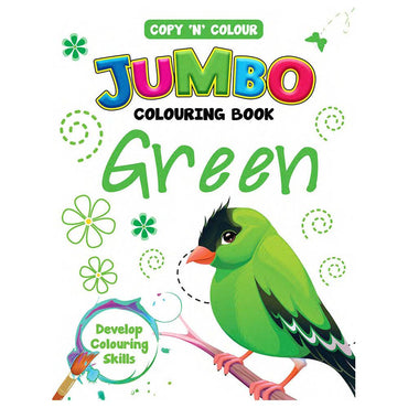 Mind To Mind Copy & Colour Jumbo Colouring Book - Green - Karout Online -Karout Online Shopping In lebanon - Karout Express Delivery