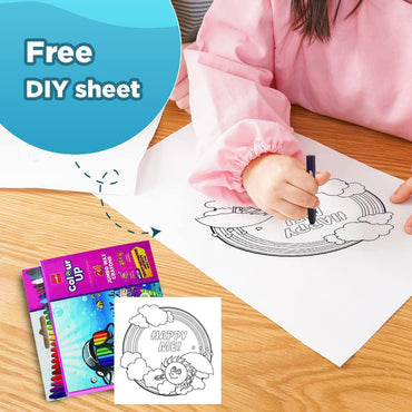 Cello Color Up Wax Crayon Pack Of 24 Bright Shades - Karout Online -Karout Online Shopping In lebanon - Karout Express Delivery