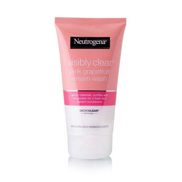 Neutrogena Visibly Clear Pink Grapefruit Cream Wash 150ml - Karout Online -Karout Online Shopping In lebanon - Karout Express Delivery