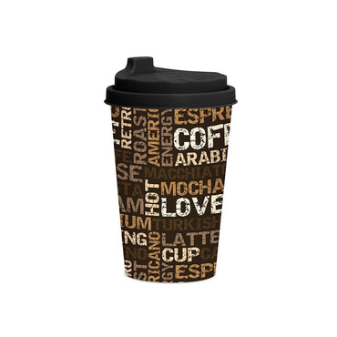 Herevin Coffee Cup - Coffee / 340ml - Karout Online -Karout Online Shopping In lebanon - Karout Express Delivery