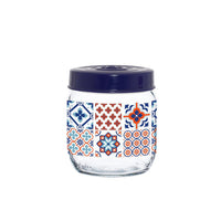 Herevin Decorated Jar - Mosaic / 425 ml - Karout Online -Karout Online Shopping In lebanon - Karout Express Delivery