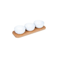Yakut Porcelain Round Serving Bowl Set of  3 pcs - Karout Online -Karout Online Shopping In lebanon - Karout Express Delivery