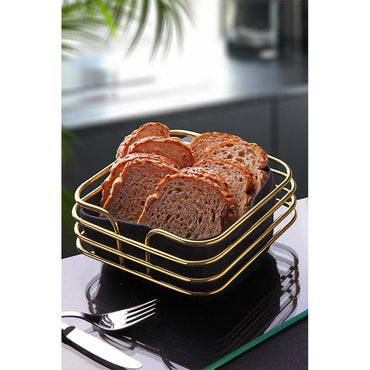 Stainless Steel Squared Storage Basket - Karout Online -Karout Online Shopping In lebanon - Karout Express Delivery