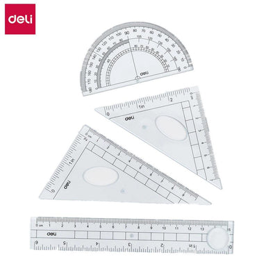 Deli E9597 Ruler Set of 4 pcs - Karout Online -Karout Online Shopping In lebanon - Karout Express Delivery