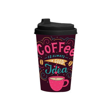 Herevin Coffee Cup - Coffee Time / 340ml - Karout Online -Karout Online Shopping In lebanon - Karout Express Delivery