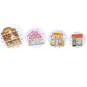 Beehome Round Small Storage Box Set ( 4 Pcs) - Karout Online -Karout Online Shopping In lebanon - Karout Express Delivery