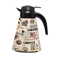 Herevin Conical Vacuum Flask - Coffee 1.2Lt - Karout Online -Karout Online Shopping In lebanon - Karout Express Delivery
