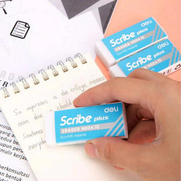 Deli H00410 Scribe Eraser 6 x 2.4 x 1.2 cm - Karout Online -Karout Online Shopping In lebanon - Karout Express Delivery