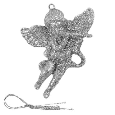 Christmas Glitter Angels Tree Decoration (2 Pcs)