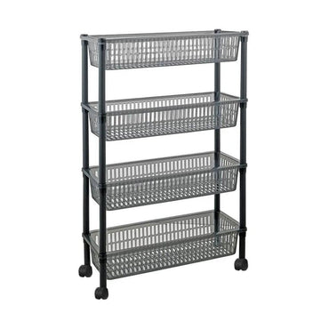 Follow me Wheeled Slim Nostalgia Shelf 4 Layers - Karout Online -Karout Online Shopping In lebanon - Karout Express Delivery