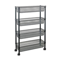 Follow me Wheeled Slim Nostalgia Shelf 4 Layers - Karout Online -Karout Online Shopping In lebanon - Karout Express Delivery