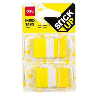 Deli EA10001 Index Tabs 44 x 25 mm - Karout Online -Karout Online Shopping In lebanon - Karout Express Delivery