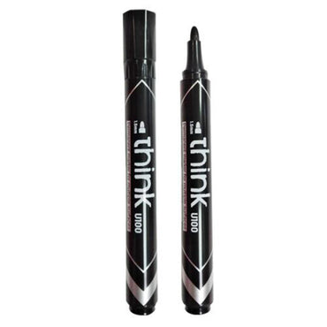 Deli U10020 Permanent Marker 1.5mm Black - Karout Online -Karout Online Shopping In lebanon - Karout Express Delivery