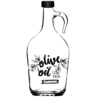 Herevin Decorated Oil Bottle Black Olive Oil / 1.5Lt - Karout Online -Karout Online Shopping In lebanon - Karout Express Delivery