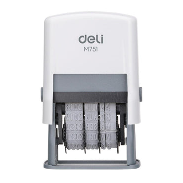 Deli EM75110 Date Stamp 4.6mm  Day/Month/Year - Karout Online -Karout Online Shopping In lebanon - Karout Express Delivery