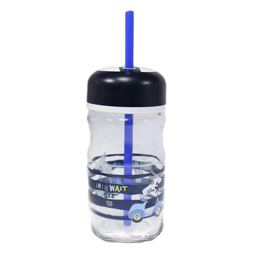 Hane Cuzy Beverage Bottle with Straw 370cc - Karout Online -Karout Online Shopping In lebanon - Karout Express Delivery