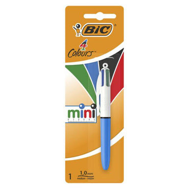 BIC Mini 4 colors Pen - Karout Online -Karout Online Shopping In lebanon - Karout Express Delivery
