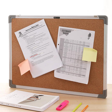Deli E39052 Cork Bulletin Board 45 x 60 cm - Karout Online -Karout Online Shopping In lebanon - Karout Express Delivery