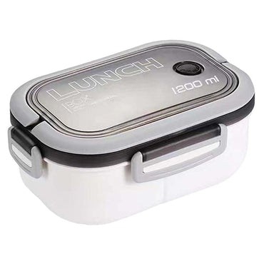 Adult Lunch Box 1200ML Double Layer Lunch Box with Spoon & Fork High Capacity Food Containers