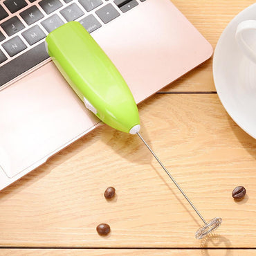 (NET)Electric Coffee Stirrer Milk Frother Handheld Mixer Electric Whisk Egg Beater