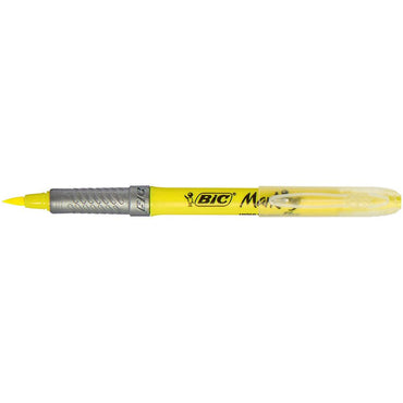 Bic Highlighter Grip Yellow / 2 Pieces - Karout Online -Karout Online Shopping In lebanon - Karout Express Delivery