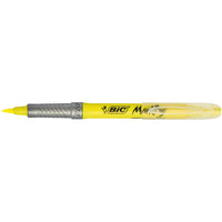 Bic Highlighter Grip Yellow / 2 Pieces - Karout Online -Karout Online Shopping In lebanon - Karout Express Delivery