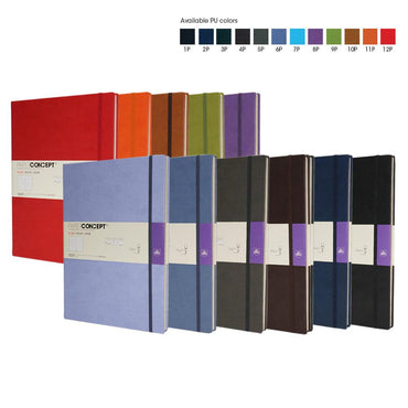 OPP Paperconcept Executive Notebook PU Hard Cover Line / 21×29.7 cm - Karout Online -Karout Online Shopping In lebanon - Karout Express Delivery