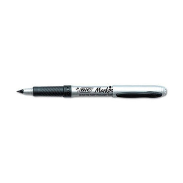 BIC Ultra Fine Tip Permanent Marker Black - Karout Online -Karout Online Shopping In lebanon - Karout Express Delivery