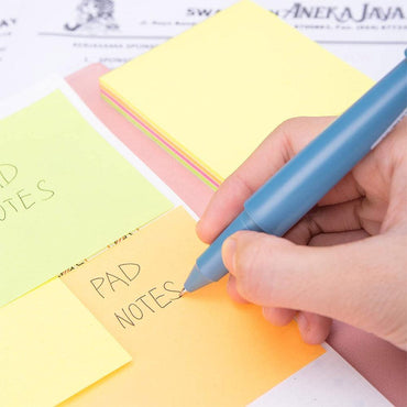 Deli EA02002 Sticky Notes 76×76 mm 100 sheets 4 colors - Karout Online -Karout Online Shopping In lebanon - Karout Express Delivery
