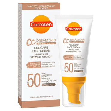 Carroten Dream Skin Suncare Face Cream with SPF50 50ml - Karout Online -Karout Online Shopping In lebanon - Karout Express Delivery