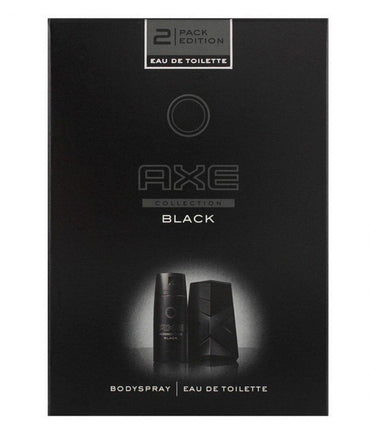 Axe Men Black Collection Eau De Toilette 100ml and Deodorant 150ml - Karout Online -Karout Online Shopping In lebanon - Karout Express Delivery