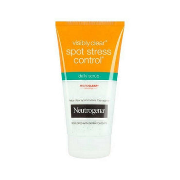 Neutrogena Visibly Clear Spot Stress Control Daily Scrub  150ml - Karout Online -Karout Online Shopping In lebanon - Karout Express Delivery