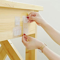 Shop Online Reusable Snap Hooks Holder For Wires Punch-free Wall Hooks Kit 10 pairs (20 pcs) / KC22-74 - Karout Online Shopping In lebanon