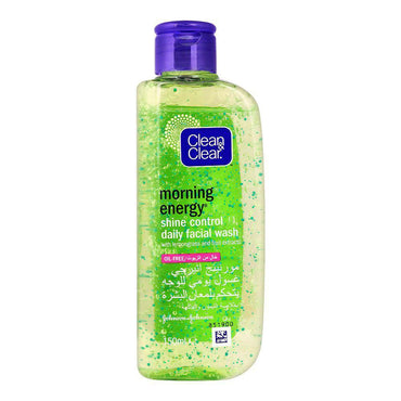 Clean & Clear Morning Energy Shine Control Daily Facial Wash 150ml - Karout Online -Karout Online Shopping In lebanon - Karout Express Delivery