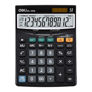 Deli E1630 Calculator 12 Digits - Karout Online -Karout Online Shopping In lebanon - Karout Express Delivery