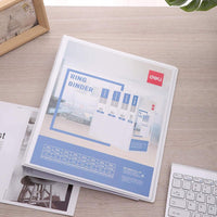 DELI E5610N 1-Inch A4 2-Holes D-Rings Ring Binder - Karout Online -Karout Online Shopping In lebanon - Karout Express Delivery