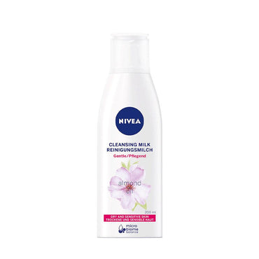 Nivea Cleansing Milk Gentle Almond oil for Dry & Sensitive Skin 200 mL - Karout Online -Karout Online Shopping In lebanon - Karout Express Delivery