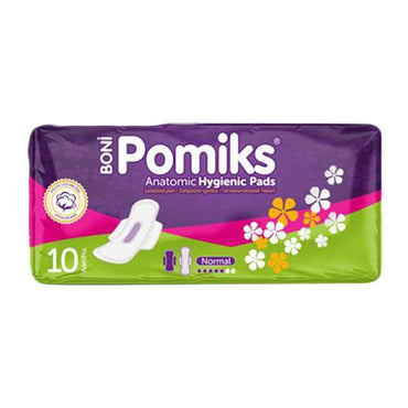 Pomiks Normal Anatomik Hijyenik Pad x 10 - Karout Online -Karout Online Shopping In lebanon - Karout Express Delivery