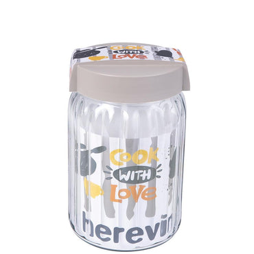 Herevin Jar - Cook With Love/ 1.4Lt - Karout Online -Karout Online Shopping In lebanon - Karout Express Delivery