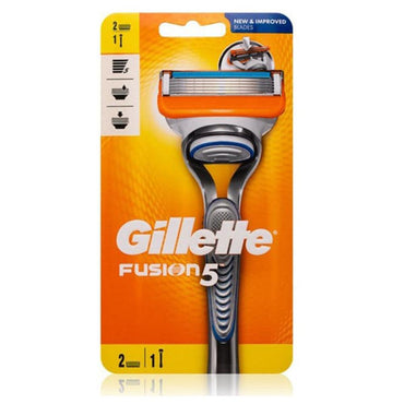 Gillette Mach3 Fusion 5 Men’s Razor Handle + 2 Refill - Karout Online -Karout Online Shopping In lebanon - Karout Express Delivery