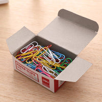 Deli E39716 Color Paper Clips 100 pcs 3.3 cm - Karout Online -Karout Online Shopping In lebanon - Karout Express Delivery