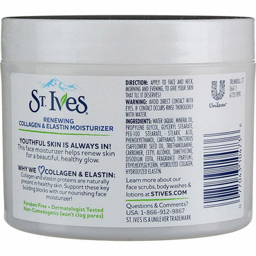 St. Ives Renewing Collagen & Elastin Moisturizer - 283g - Karout Online -Karout Online Shopping In lebanon - Karout Express Delivery