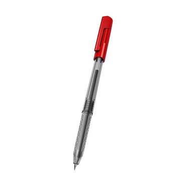 Deli Q01140  Ball Point Pen Red1mm - Karout Online -Karout Online Shopping In lebanon - Karout Express Delivery