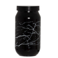 Herevin Decorated Black Marble Jar / 1000ml - Karout Online -Karout Online Shopping In lebanon - Karout Express Delivery