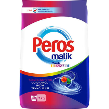 Peros Matik Vivid Colors 7 kg - Karout Online -Karout Online Shopping In lebanon - Karout Express Delivery