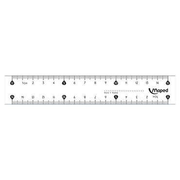 Maped Essentials Ruler 15cm / 65079 - Karout Online -Karout Online Shopping In lebanon - Karout Express Delivery