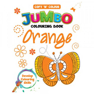 Mind To Mind Copy & Colour Jumbo Colouring Book - Orange - Karout Online -Karout Online Shopping In lebanon - Karout Express Delivery