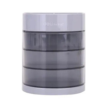 Deli E9147 Desk Organizer 8.6 x 8.6 x 10.3 cm - Karout Online -Karout Online Shopping In lebanon - Karout Express Delivery