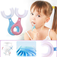 U shaped Toothbrush for kids 2 - 6 years / 22FK035 - Karout Online -Karout Online Shopping In lebanon - Karout Express Delivery