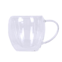 Double Glass Transparent Mug 250 ml / 22FK022 - Karout Online -Karout Online Shopping In lebanon - Karout Express Delivery